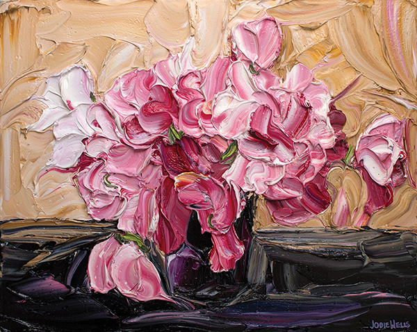 Sweet Sweetpeas by Jodie Wells | Lethbridge Gallery